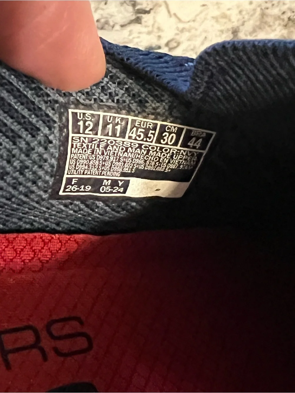 Skechers Navy hands free Slip-On Knit Walking Shoes